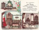 Laucha a. U. Werbe-Litho/Bau- u. Möbeltischlerei von Karl Döring, Laucha a. U., Hauptstraße.. -