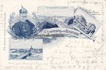 Dortmund/Müngsten Ansichtskarte/Postkarte/Zur Erinnerung an die Kaiserreise/Dortmund der Hafen/... -