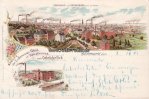Dortmund Litho/Ansicht der Zuckerwaren-Fabrik m. Dampfbetrieb von Gebrüder Eick/... -