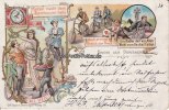 Dortmund Litho/Gruss aus Dortmund./All Heil!/Radeln macht dem Sportsmann heiss/doch... -