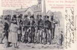 Deutsches Reich Ansichtskarte/Postkarte/Heiteres aus dem Streikgebiet/Wie sich Bergmanns... -