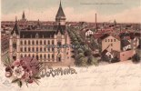 Dortmund Litho/Gruss aus Dortmund./Hilltropwall mit Oberpostdirektionsgebäude -