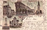Dortmund/Dorstfeld Litho/Gruss aus Dorstfeld./Villa Schulte Witten./Krieger-Denkmal./... -