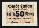Lassan/Pommern 50 Pf Stadt -