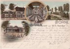 Dortmund/Cörne/Körne Litho/Cörne/Gruss aus dem Gartenrestaurant von Wilh. Heinke -