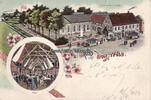 Dortmund/Dorstfeld Ansichtskarte / Postkarte / Gruss aus Dorstfeld./Restaurant Ziegler/Saal/Mit... -