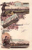  1897 Dortmund/Hörde Litho/Gruss aus Hörde i.W./Hörde von Benninghofen gesehen.  / Hermannshütte.  / . . . 2