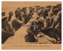 Deutsches Reich/Frankreich/Soissons Reproduziertes Foto/Zu den Kämpfen um Soissons./Abtransport eines verwundeten... -