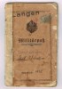 Deutsches Reich Militärpaß des Telegraphisten Carl Schaffner -