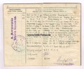 Deutsches Reich Militärpaß des Walter Brockhaus/I. Ersatz-Bataillon Füsilier-Regiments von... -