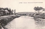 La Fére/Frankreich Ansichtskarte/Postkarte/La Fére - Beautor - Brücke über den Sambre-Oise-Kanal -