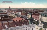 Arad/Rumänien Ansichtskarte/Postkarte/Arad madártávlatból/elötérben az Andrássy-térrel -