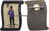 Drittes Reich WHW Webabzeichen im Metallrahmen/Uniform und Geschichte/1912, Ulan eines.... -
