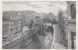 Wuppertal/Döppersberg Ansichtskarte/Postkarte/Geschäftshäuser Carl Franck & Cie./Schwebebahn ... -