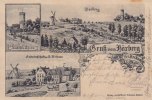 Höxberg/Beckum Litho/Gruß vom Höxberg bei Beckum/Gastwirtschaft von B. Niehaus/Aussichts... -