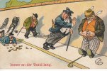 Deutsches Reich Ansichtskarte/Postkarte/Scherzkarte/Immer an der Wand lang. -