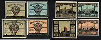 Mainbernheim Bayern 3 x 25 Pf, 50 Pf Stadt -