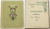 Deutsches Reich Waidmannsheil!/ Schuss = Buch von Heinrich Haggeney / Jugendstil -