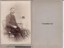 Kapstadt / Cape Town / Südafrika Portrait - Kabinettfoto / Mann mit seinem Lieblingshund -