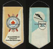 DDR / Steinbach / Kreis Bad Salzungen Wimpel / Deutsches Rotes Kreuz / Bergunfalldienst Steinbach Kreis Bad Salzungen -