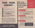 Drittes Reich Kriegsflugblatt der Alliierten / Wenn Friede einkehrt / Wie kann Deutschland ... -