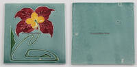 Deutsches Reich Jugendstil Fliese -