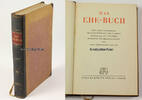 Deutsches Reich Graf Hermann Keyserling / Das Ehe-Buch / Eine neue Sinngebung im ... -