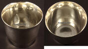 Dänemark / Kopenhagen Taufbecher / Becher im Hammerschlag / Georg Jensen -