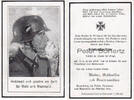 Drittes Reich / Gusenburg Totenzettel / Sterbebild / Peter Bonertz Soldat in einem Inf. - Regt. -