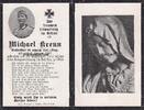 Drittes Reich / Wien Totenzettel / Sterbebild / Michael Krenn Gefreiter in einem Inf. - Reg. -