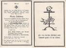 Drittes Reich / Otzenhausen Totenzettel / Sterbebild / Alois Schirra Kompanietruppführer in einem Gren. - .. -