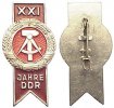 DDR Veranstaltungsabzeichen/XXI Jahre DDR -