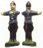 Drittes Reich WHW/Elastolinfigur/Aus der Serie Polizeibeamte,rechts abbiegen -