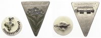 Drittes Reich 2 Abzeichen Reichsmütterdienst/Vergißmeinicht-Sträußchen -