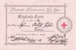 Deutsches Reich 1904 Mitgliedskarte vaterändischer Frauenverein 2-3