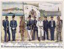  O.J. Deutsches Reich Ansichtskarte / IV. Marineartillerieabteilung mit ihren Überlieferungs-Marineteilen 2