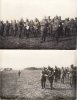 Deutsches Reich 4 Fotokarten/Hindenburg beim Manöver -