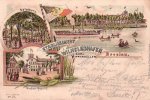 Polen/Breslau/Niederschlesien Lithographie/Etablissement Wilhelmshafen Breslau Carl Wippermüller -