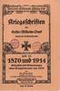 Deutsches Reich Unterm Eisernen Kreuz 1914/Kriegsschriften des Kaiser-Wilhelm-Dank/Heft 13 -
