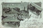 Guben(7560 Ost) Lithographie/Gruss aus Guben -