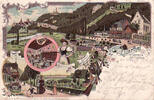 Zillerthal bei Herdecke(5804) Lithographie/Gruss aus dem Zillerthal bei Herdecke a. d. Ruhr -