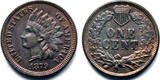 U S A One cent 1879 Indian Head f. STG
