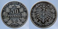 Deutschland 50 Pfennig 50 Pfennig 1877 B