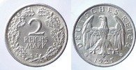 WEIMARER REPUBLIK 2 Reichsmark **