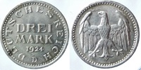 ALLEMAGNE 3 Reichsmark Weimarer Republik
