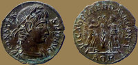 Rome AE3/4 Constans VICTORIAE DD AVGGQ NN Aquileia