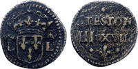 FRANCE 1/2 Teston Gewicht Louis XII - III Deniers XVII grains -