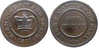 GRANDE BRETAGNE PENNY BIRMINGHAM and NEATH - CROWN COPPER COMPANY -