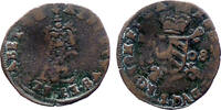 PAYS BAS MERIDIONAUX Double Denier Albert und Elisabeth -
