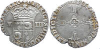 FRANCE 1/8 écu Henri IV - Dauphiné - Selten -